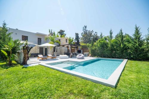 Renaissance Modern Stone House at Vryses - Private pool in Vryses