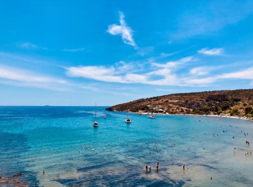 Sandy Beach in Agia Marina Aegina