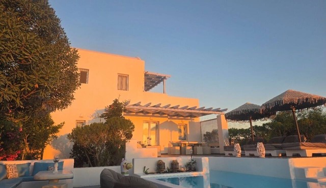 Santoxenia Luxury Villa | Private Pool, Jacuzzi & Sea View