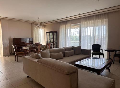 Spacious apartment with top view