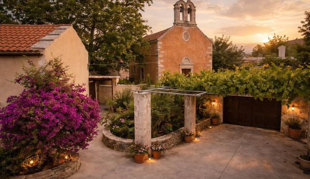 Stone Villa with Garden & Balcony | Kalisto Residence in Litsarda