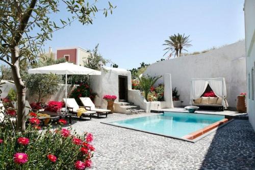 Super Luxury Santorini Villa Mansion Sophia Private Pool Beautiful! in Megalochori