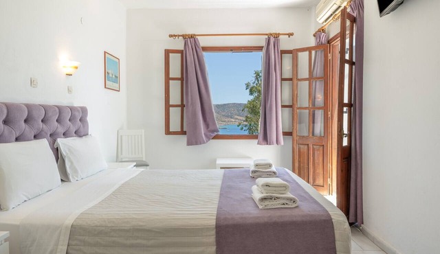 Superior Top Floor Sea View 2 Room with Private Balcony and Shared Pool