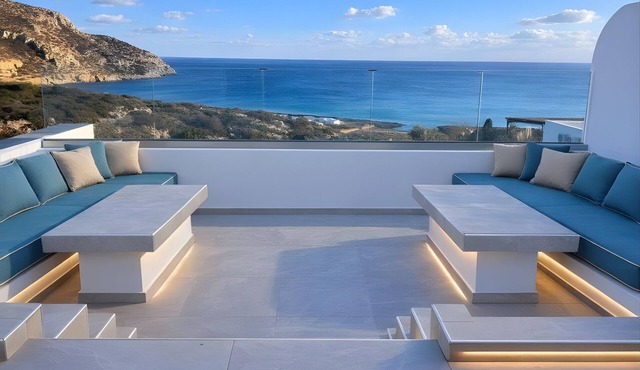 Villa 'Aqua Blue 2' with Private Pool and Sea View