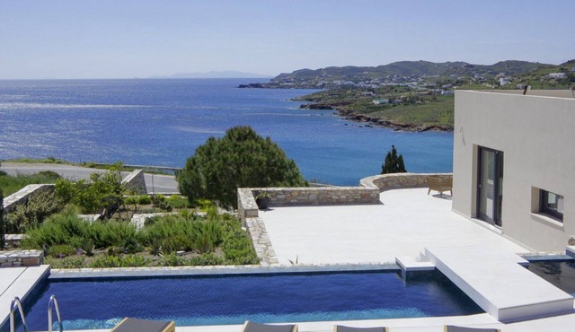 Villa Evanthia | 2 BDR | Sea Views | Pool | Syros in Syros