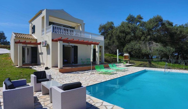 Villa Iremia is hidden in a lovely peaceful olive grove which provides it with total privacy. in Sidari