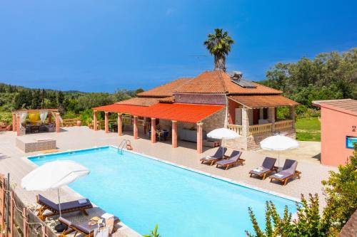 Villa Psaropouli Large Private Pool AC WiFi in Dragotiná