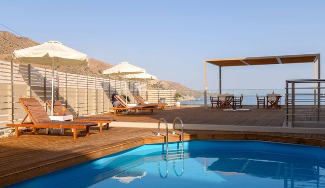 Villa Sunrise South Crete Panoramic Sea View I in Platia Peramata