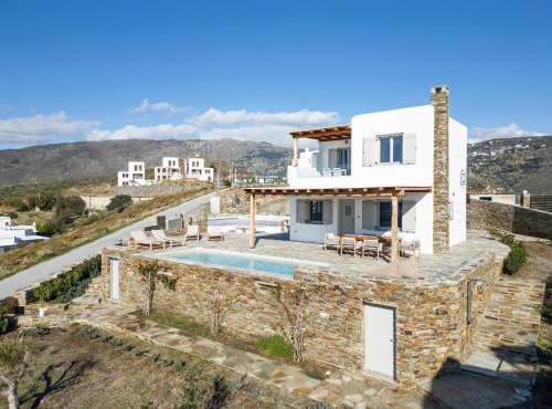 West Side Pool House by Hostandros in Gavrio