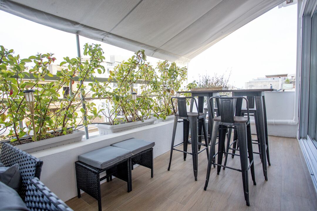 Omonia Apartment | Acropolis Panorama Luxury Loft 8th fl Balcony View