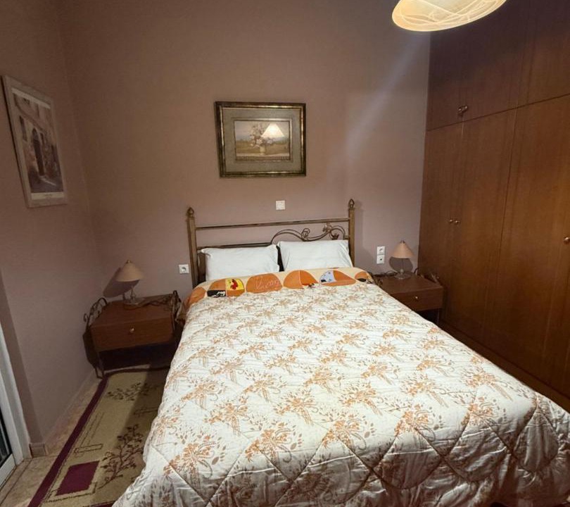Kato Stalos Apartment | Modern 1-bedroom with BBQ & Roof Garden near Beach