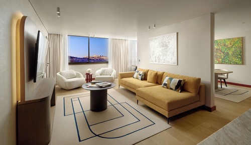 Club Suite, 1 King Bed, Club Lounge Access (Acropolis View)