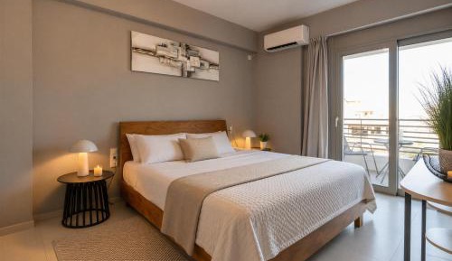 One-Bedroom Apartment with Balcony and Sea View
