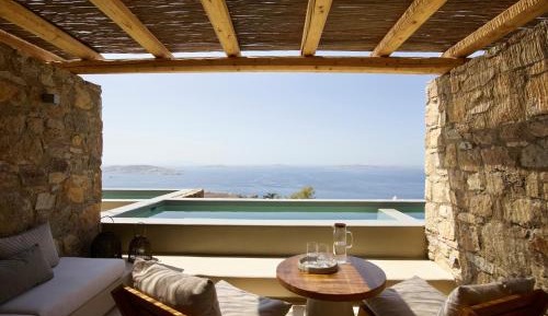 Junior King Suite with Terrace and Private Mini Pool - Sea View/Non-Smoking