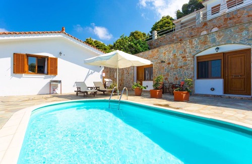 Glossa Villa | Villa Katerina Private Pool Sea Views A C Wifi - 2179