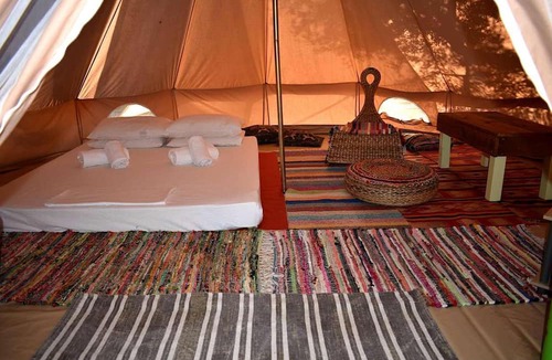 Marathopoli Cottage | Cocoon Tent in an Olive Grove