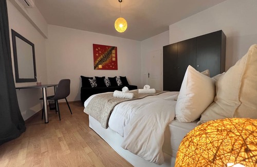 Exarhia Apartment | Allure Suite 1 Modern Downtown Comfort. Walk to all the major sights of Athens.