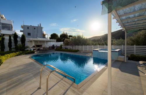 Loutra Oraias Elenis Apartment | Loutra Horizon Suite | Pool, Sea View & Comfort