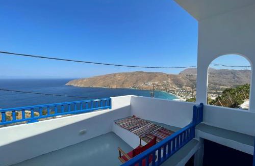 Aegiali House | Cycladic House with Aegean Sea View