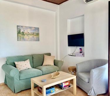 Pella Region Apartment | Mitzelitsa Guest House - Stunning Sea View Retreat - Amaliapoli - Balcony - 2-4 Guests