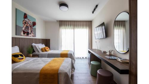 Nees Pagases Villa | Salina SPA Villas - with PRIVATE HEATED ECO-POOL, SAUNA & JACCUZI HOT TUB