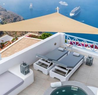 Firostefani Hotel | Blue Dolphins Apartments