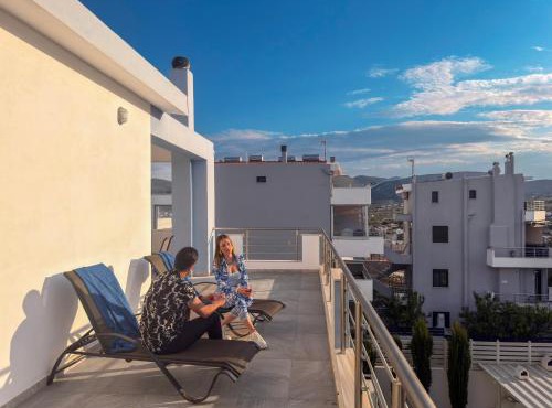 Loutra Horizon Suite | Pool, Sea View & Comfort